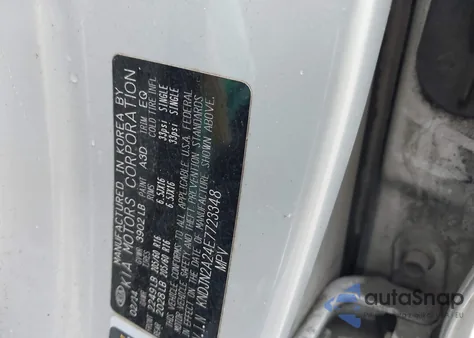 2014 Kia Soul из США, поврежденный, VIN KNDJN2A24E7723348